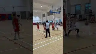 Nice fake! #kidsbaseball  #singaporebasketball  #spbl #pinoybasketball #activesg