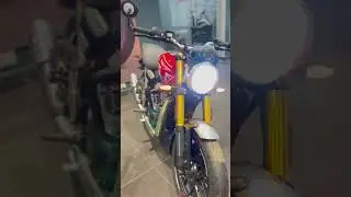 New Triumph Speed 400 Front looks and Golden USD Suspension