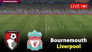 🔴Live- Bournemouth vs Liverpool | England Premier League 2025/26 Match | PES21 Game Simulation