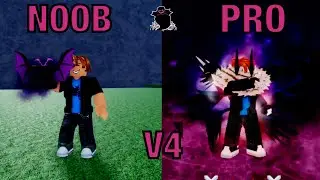 Noob to Pro Using Ghoul V4 + Shadow Fruit - Bloxfruits