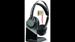 Замена аккумулятора Plantronics Voyager Focus.