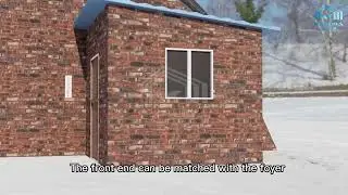 Пассивная солнечная теплица 9x30 м с теплоизоляцией, 3D-проект фабрики Baolida