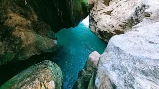 Pozas termales en la naturaleza, la Raja  🌊 #granada #andalucia #aguastermales #gratis