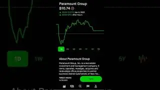 Paramount Group- Robinhood Stock Market investing