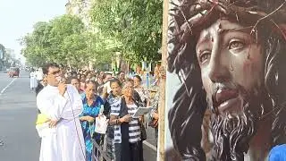 Good Friday Possession of Outdoor Stations of the Cross by the members of St. Teresa Church 2023