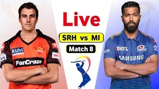 Live IPL: SRH Vs MI Live Match, Mumbai Indians vs Sunrisers Hyderabad #rohitsharma #hardikpandya