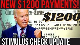 NEW $1200 PAYMENTS! 4th Stimulus Package + $1400 Senior Checks + Manchin & White House On Inflation