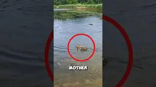 This orphaned ducklings find a new mom who welcomes them with love ❤️ #duck