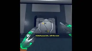 Behind rec room Science Department door