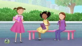 Rafael apologize to Pinkalicious for finish the comic book without her