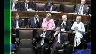 Bertie Ahern reshuffles the Irish Cabinet, September 2004