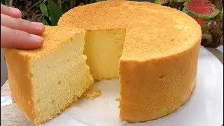 B&aacute;nh B&ocirc;ng Lan Ph&ocirc; Mai Con B&ograve; Cười | Cheese Chiffon Cake