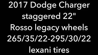 2017 Dodge Charger Staggered 22