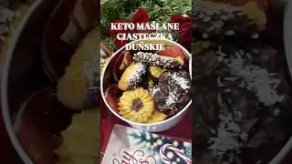 Ciasteczka maślane (duńskie) keto 🎄❄️ #keto #recipe #christmas #cake #diy