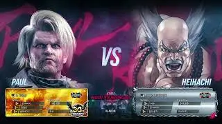 철권8 폴 (PAUL) VS 헤이하치 (HEIHACHI)