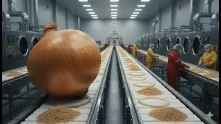 Inside a Modern Onion Factory: From Farm to Industrial Dehydrated Powder (Full Process)