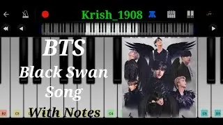 BTS - Black Swan Song with Notes | Krish_1908 #shorts
