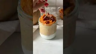 Pumpkin chia pudding 🧡healthy breakfast or fall snack. 290 cal, 18g pro/serving. Recipe below! ⬇️