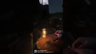 UCO candle lantern #reels #shorts #outdoors #battlbox #bushcraft #fire #gearreview