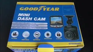 Good Year mini dash cam - review + test video