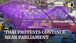Thai police use water cannons, tear gas on protesters as parliament debates constitution changes