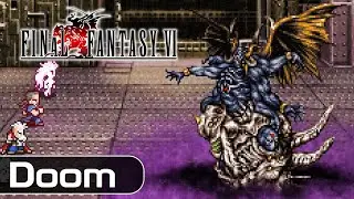 Final Fantasy VI Pixel Remaster - Doom Mega Boss Fight | [PC]