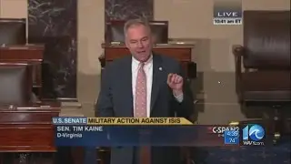 Sen. Kaine pushes for new military force authorization in war against ISIL
