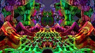 5 Hour Trip Psychedelic Visuals HD And Fractals Zoom - Old Dark Trance - Music Mix