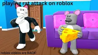 playing rat attack on roblox