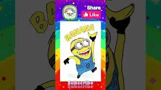 #minions #banana #cartoon #ytshorts #shorts #viral #songs #youtube #subscribe #colouring #kids #tv