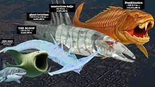 Sea Monster Size Comparison &ndash; You Won&rsquo;t Believe How Huge They Are Who Rules the Ocean P2 | Vip3D HD