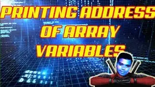 Printing Address Of Array Variables in C programming