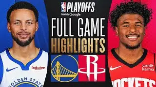 Golden State Warriors Vs Houston Rockets Full Game Highlights Apr 29,2025 NBA Season 2024-25