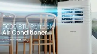 Pro Breeze 5000 BTU 4-in-1 Portable Air Conditioner & Dehumidifying Function