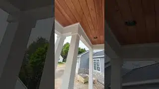 Finished porch#azek #trim #carpenter #mansion #trending #america #fancy #finishcarpentry #customhome