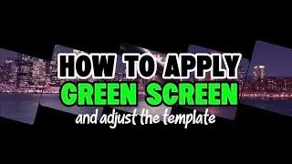 How to Apply Green Screen Overlay | Full Tutorial + Template Adjustment 🎬 #edit