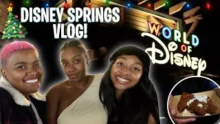 VLOGMAS : DISNEY SPRINGS VLOG + CHRISTMAS LIGHTS | DREW MICHELLE