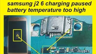 Samsung J2 6 Charging Paused Bettery Temperature Too Low solution || samsung J210f Charging Solution