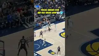 Pascal Siakam Defense Turns Into Easy Layup | NBA Highlights Today | Pacers vs Heat #Shorts