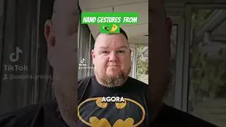 Learning Brazilian Hand Gestures  #brasil #gringo #eua #português #brasileirão #kkkk #hand