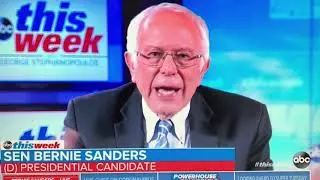 Bernie Sanders on with George Stephanopoulos. 3/1/2020
