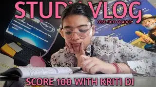 Study vlog | CBSE 10th Grader #score100