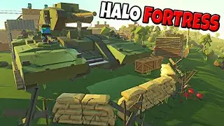 Halo UNSC Marine FORTRESS DEFENSE! - Ancient Warfare 3: Battle Simulator