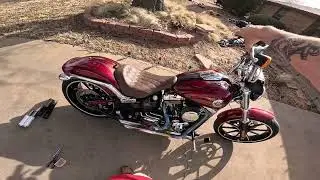 Vance & Hines Short Shots Exhaust sounds/w open pipes, quiet and stock baffles.