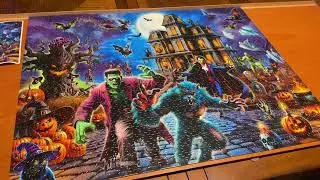 Halloween Horror Puzzle Review 🧩 1000 Piece Monster Fun for Fall Nights