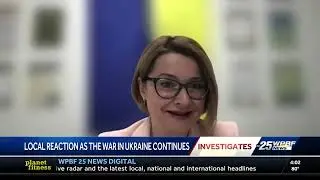 WPBF Chanel 12 - Maryna Baydyuk urges accountability in Russia-Ukraine War as peace talks loom