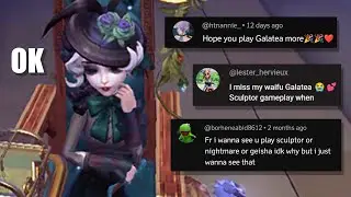 Sculptor Gameplay As You Requested 🗿​ Identity V Galatea