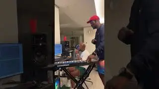 Kabza De Small in Studio with Dankie boi