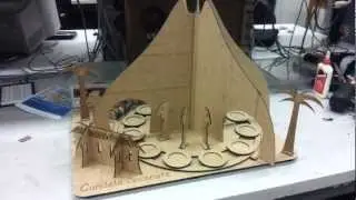 Planetary Gear Rotating CupCake Display