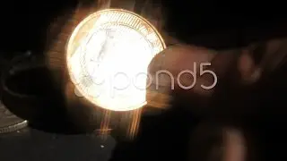 Money - Brazilian Coin - Real 2. Stock Footage